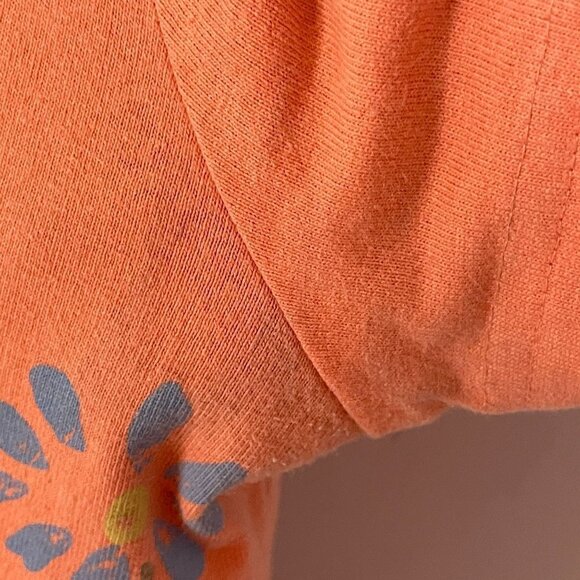 WEARABLE ART Womens Dress MAXI BEACHY 2 PC Jacket Sleeveless Vintage L Orange - Picture 10 of 14